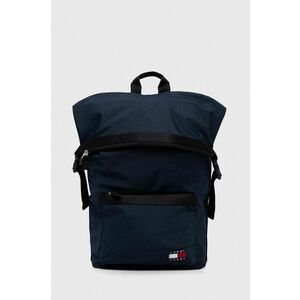 Tommy Jeans rucsac bărbați, culoarea bleumarin, mare, cu imprimeu AM0AM11965 imagine