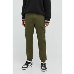 Tommy Jeans pantaloni bărbați, culoarea verde DM0DM18342 imagine