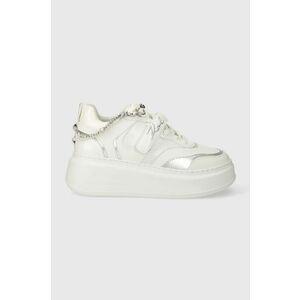 Karl Lagerfeld sneakers din piele ANAKAPRI culoarea alb, KL63544 imagine