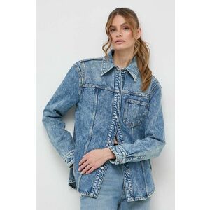 Miss Sixty camasa jeans femei, cu guler clasic, relaxed imagine