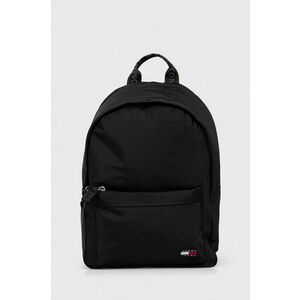 Tommy Jeans rucsac femei, culoarea negru, mic, uni AW0AW15816 imagine