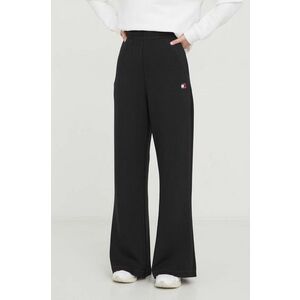 Tommy Jeans pantaloni de trening culoarea negru, uni DW0DW17312 imagine