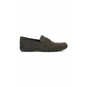 Geox mocasini din piele intoarsa U KOSMOPOLIS + GRIP barbati, culoarea gri, U36CFA00022C6372 imagine