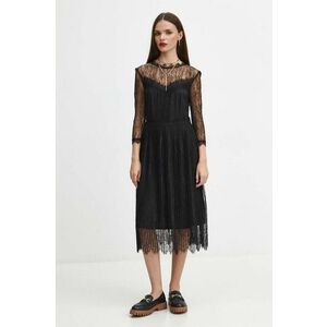 Medicine rochie culoarea negru, midi, evazati imagine