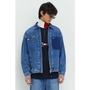 Tommy Jeans geacă de blugi din bumbac culoarea bleumarin, de tranziție DM0DM18027 imagine