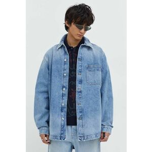 Tommy Jeans geacă din denim bărbați, de tranziție DM0DM18262 imagine