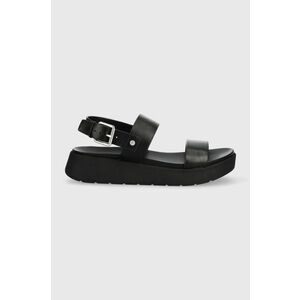 Aldo sandale de piele Silyia femei, culoarea negru, 13543044.SILYIA imagine