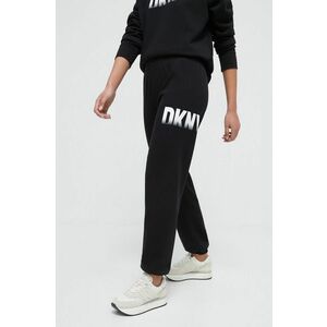 Dkny pantaloni de trening culoarea negru, cu imprimeu imagine