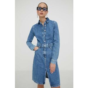 Karl Lagerfeld Jeans rochie jeans mini, drept imagine