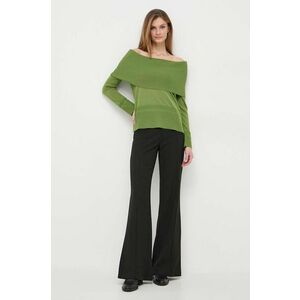 Max Mara Leisure pulover de lână femei, culoarea verde, light 2416360000000 imagine