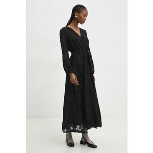 Answear Lab rochie culoarea negru, maxi, evazati imagine