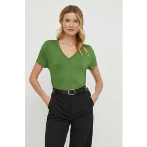 United Colors of Benetton tricou femei, culoarea verde imagine