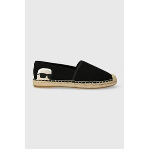 Karl Lagerfeld espadrile KAMINI culoarea negru, KL80111N imagine