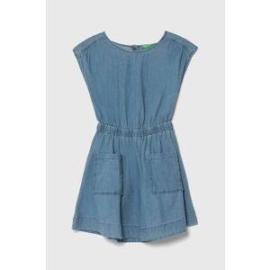 United Colors of Benetton rochie din bumbac pentru copii mini, evazati imagine