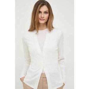 Max Mara Leisure tricou și cardigan de lână culoarea alb, light 2416380000000 imagine