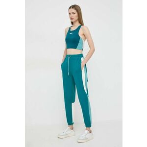 BOSS pantaloni de trening culoarea turcoaz, cu model 50517918 imagine