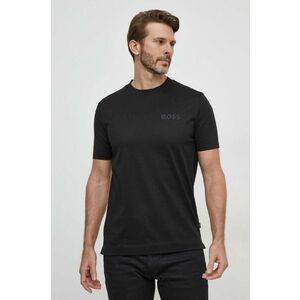 BOSS tricou din bumbac bărbați, culoarea negru, uni 50504557 imagine