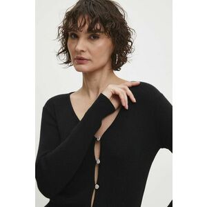 Answear Lab cardigan femei, culoarea negru, light imagine