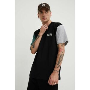 Vans tricou barbati, culoarea negru, modelator imagine