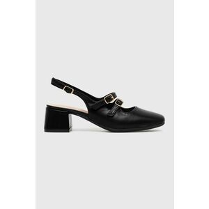 Answear Lab pumps culoarea negru, cu toc drept, cu toc deschis imagine