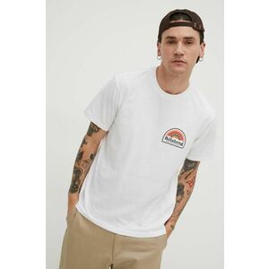 Billabong tricou din bumbac BILLABONG X ADVENTURE DIVISION barbati, culoarea alb, cu imprimeu imagine