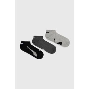 Puma șosete (3-pack) bărbați, culoarea alb 907951 imagine