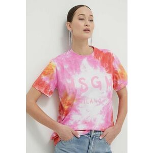 MSGM tricou din bumbac femei 3641MDM83.247288 imagine