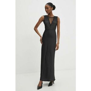 Answear Lab fusta culoarea negru, maxi, drept imagine