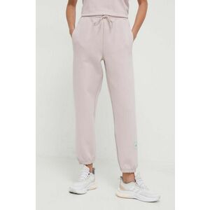 adidas by Stella McCartney pantaloni de trening culoarea roz, uni IU0862 imagine