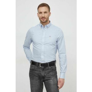 Gant camasa din bumbac barbati, cu guler button-down, slim imagine