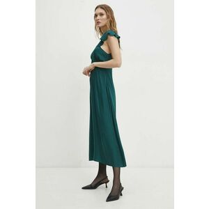 Answear Lab rochie culoarea verde, maxi, evazati imagine