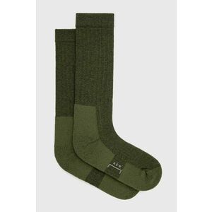 A-COLD-WALL* șosete LONG ARMY SOCK bărbați, culoarea verde ACWMSK036 imagine