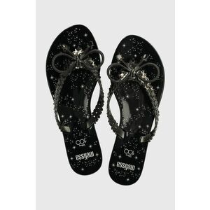 Melissa slapi MELISSA HARMONIC CHROME + DISNEY femei, culoarea negru, cu toc plat, M.35754.V098 imagine