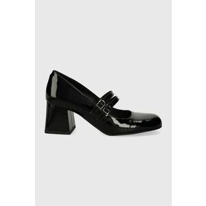 Wojas pantofi de piele culoarea negru, cu toc drept, 3514331 imagine