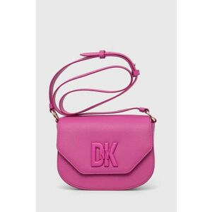 Dkny poseta de piele culoarea roz imagine