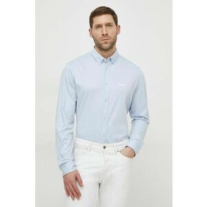 BOSS Green cămașă din bumbac bărbați, culoarea violet, cu guler button-down, regular 50512006 imagine