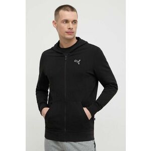 Puma hanorac de bumbac BETTER ESSENTIALS bărbați, culoarea negru, cu glugă, uni 675979 imagine