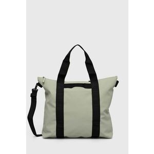 Rains geanta 14150 Tote Bags culoarea verde imagine