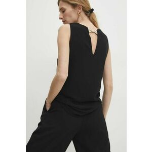 Answear Lab bluza femei, culoarea negru, neted imagine