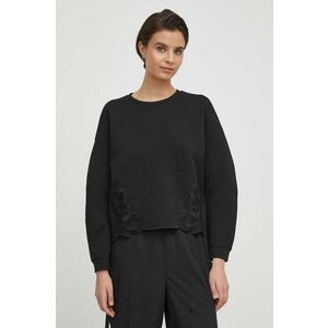 Sisley bluza femei, culoarea negru, neted imagine