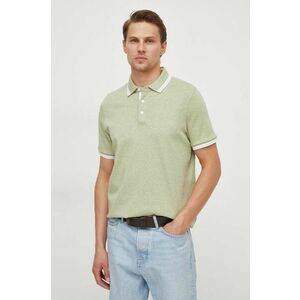 Michael Kors polo de bumbac culoarea verde, neted imagine