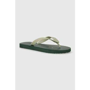 Tommy Jeans slapi TJM BEACH FLIP FLOP barbati, culoarea verde, EM0EM01392 imagine