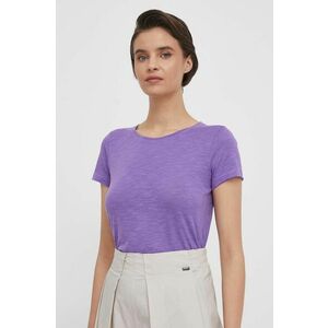 Sisley tricou femei, culoarea violet imagine