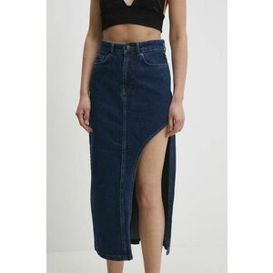 Answear Lab fusta jeans maxi, drept imagine