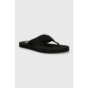 Tommy Jeans slapi TJM ELEVATED FLIP FLOP barbati, culoarea negru, EM0EM01393 imagine