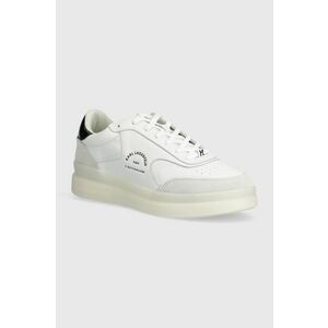 Karl Lagerfeld sneakers din piele BRINK culoarea alb, KL53438 imagine