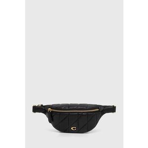 Coach borseta de piele culoarea negru imagine