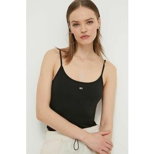 Tommy Jeans body femei, culoarea negru DW0DW17993 imagine