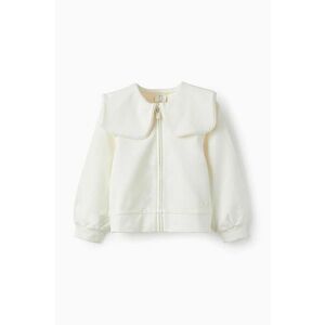 zippy cardigan copii culoarea bej, light imagine