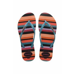 Havaianas slapi SLIM PATCHWORK femei, cu toc plat, 4148944.9659 imagine